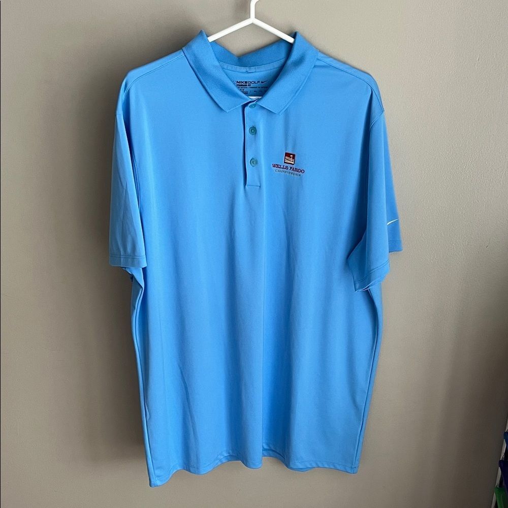 Nike Golf Wells Fargo standard fit dri-fit golf polo shirt, Men’s XXL